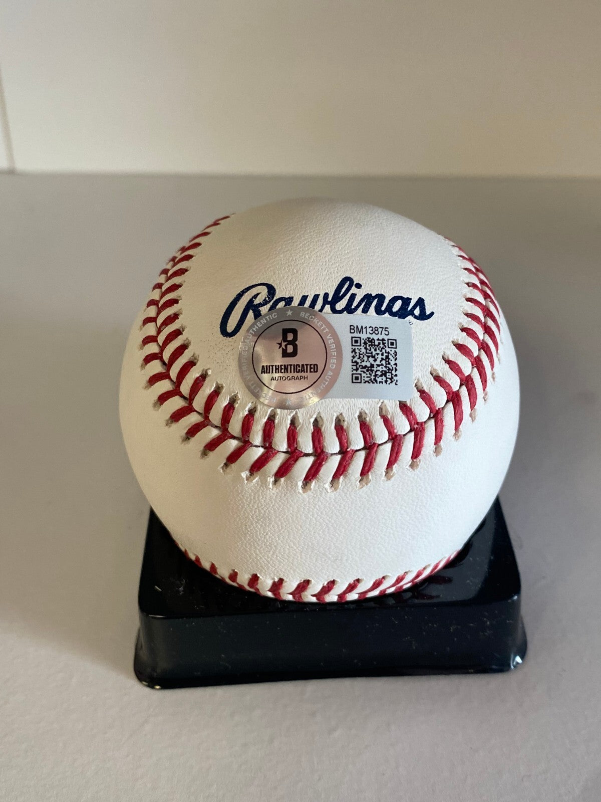 REGGIE JACKSON A'S/YANKEES SIGNED AUTOGRAPHED HALL OF FAME BASEBALL BECKETT