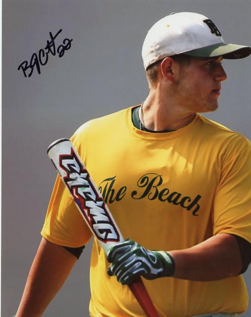 BEN CARHART CHICAGO CUBS PROSPECT SIGNED AUTOGRAPHED 8X10 PHOTO W/COA