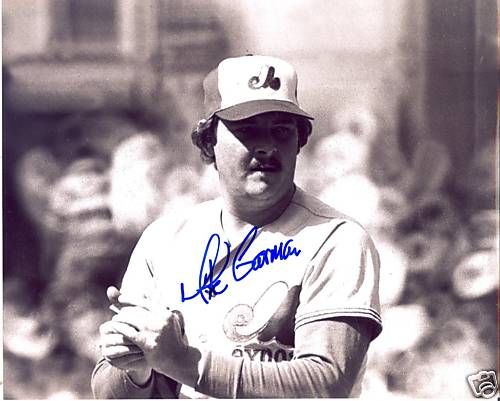 MIKE GARMAN MONTREAL EXPOS SIGNED 8X10 PHOTO W/COA