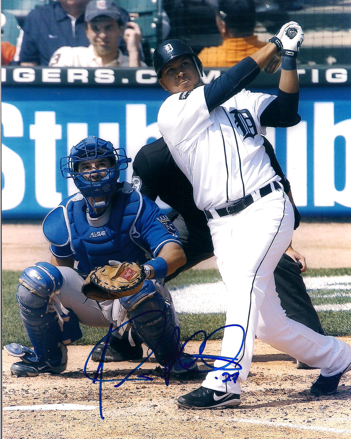 JHONNY PERALTA DETROIT TIGERS AUTOGRAPHED SIGNED 8X10 PHOTO W/COA