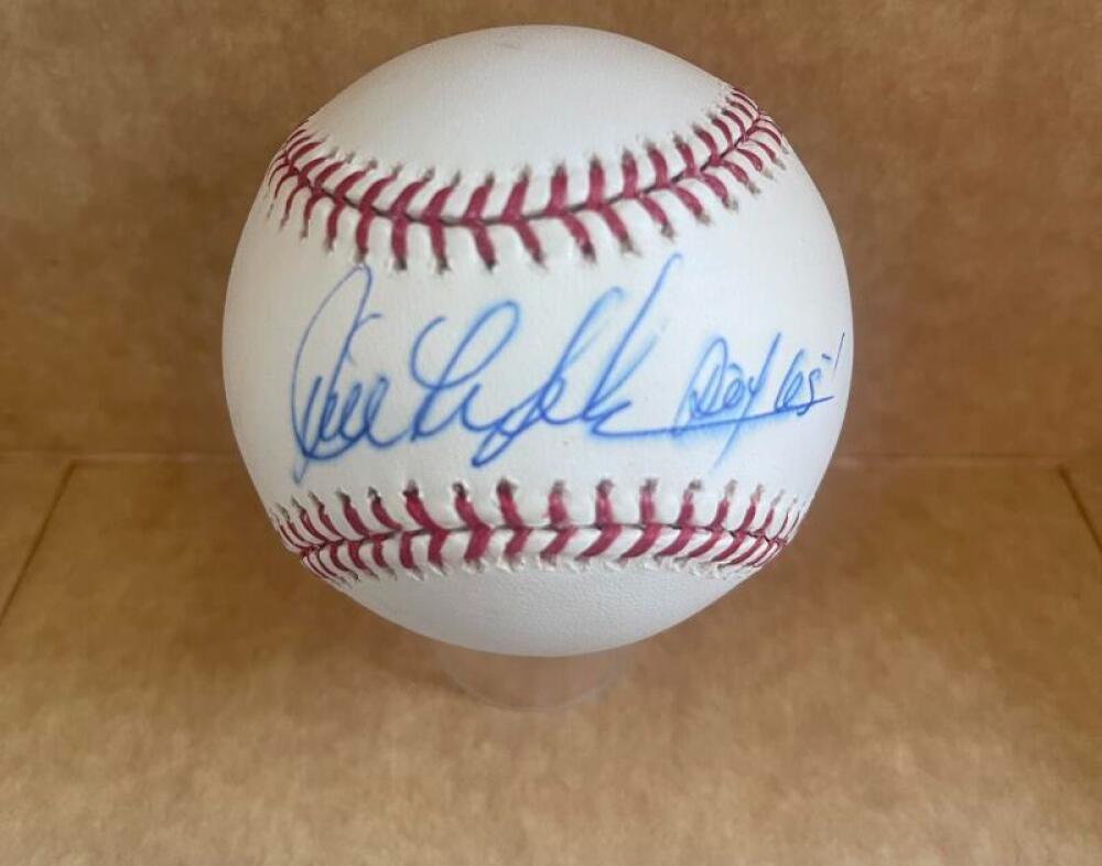 JIM LEFEBVRE ROY 65 DODGERS SIGNED AUTOGRAPHED M.L. BASEBALL BECKETT AUTH