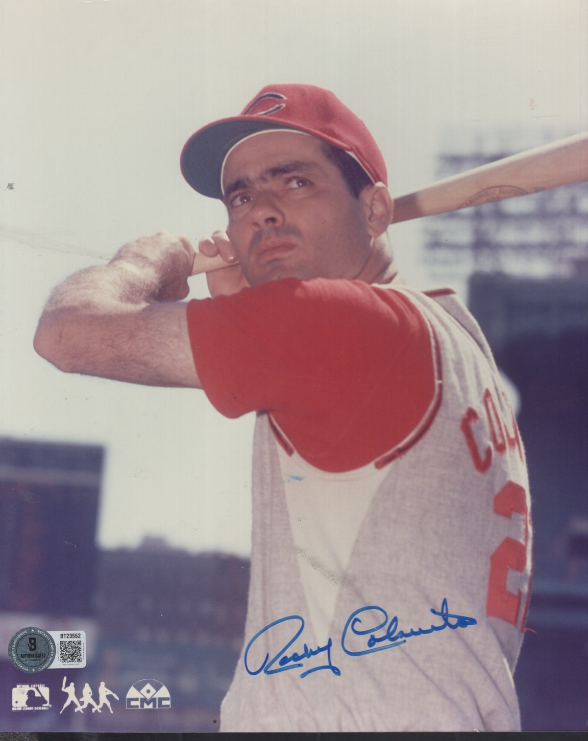 ROCKY COLAVITO CLEVELAND INDIANS SIGNED AUTOGRAPHED 8X10 PHOTO BECKETT
