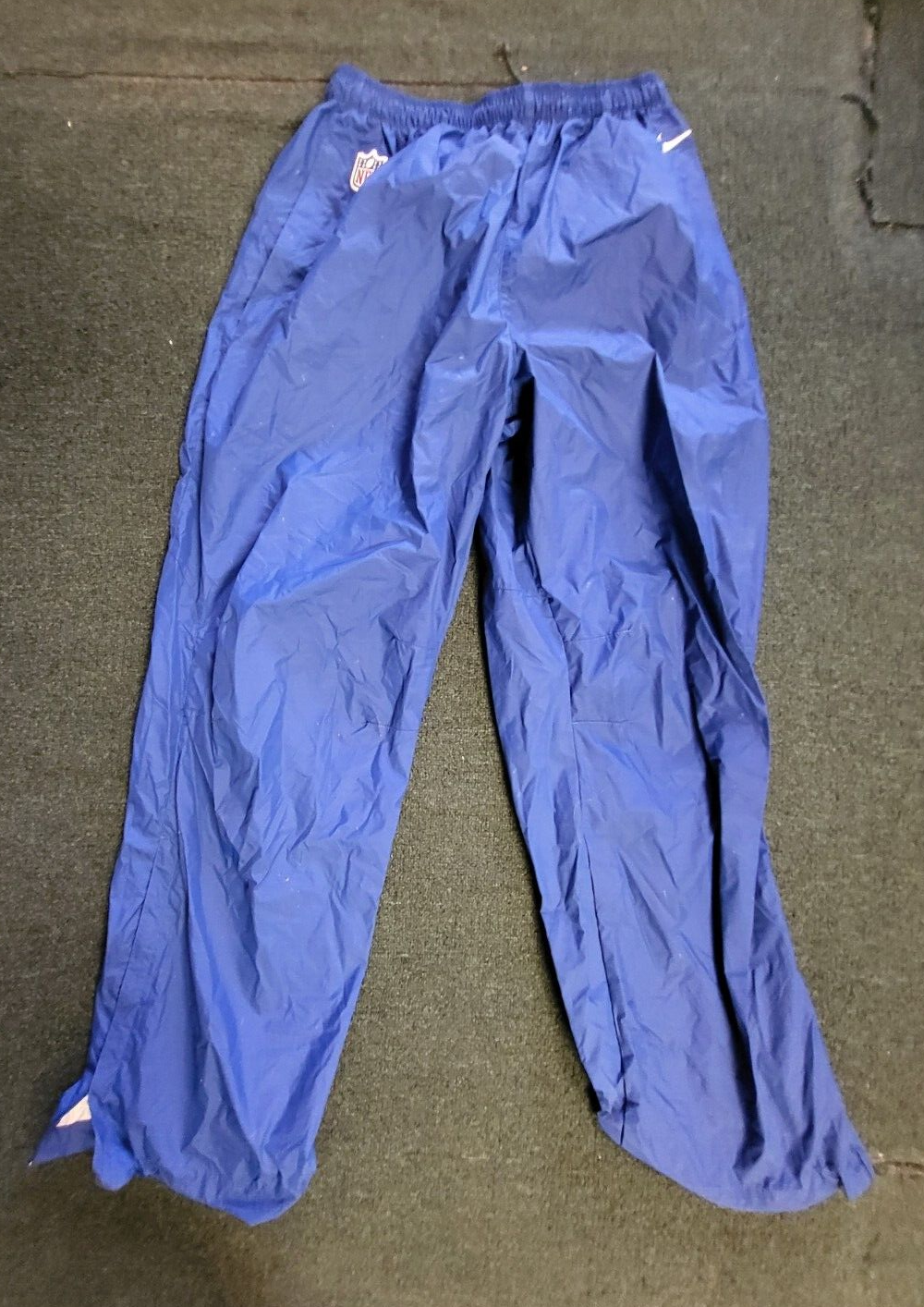 NIKE NFL SHIELD ON FIELD BLUE FOOTBALL WORK OUT GYM PANTS SIZE LARGE MENS