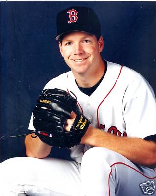 STEVE WOODARD BOSTON RED SOX UNSIGNED 8X10 PHOTO