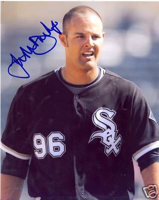 JORDAN DANKS CHICAGO WHITE SOX SIGNED 8X10 PHOTO W/COA