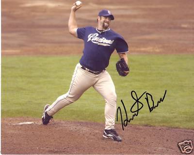 HEATH BELL SAN DIEGO PADRES SIGNED 8X10 PHOTO W/COA