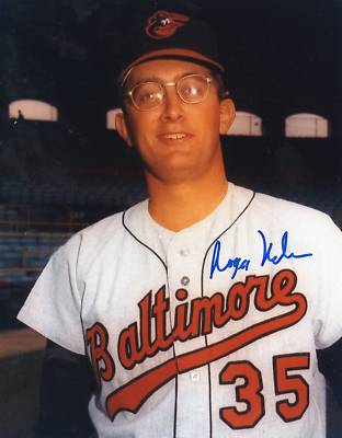 ROGER NELSON BALTIMORE ORIOLES SIGNED 8X10
