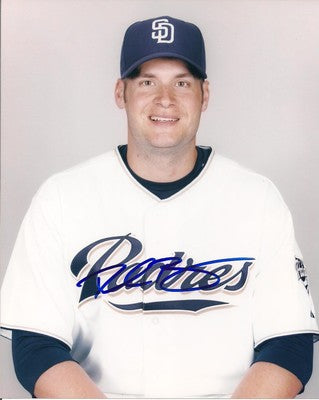 ROB BOWEN SAN DIEGO PADRES SIGNED 8X10 PHOTO W/COA