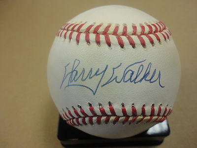 HARRY WALKER CARDINALS PIRATES SIGNED AUTOGRAPHED N.L. BASEBALL JSA COA #I58058