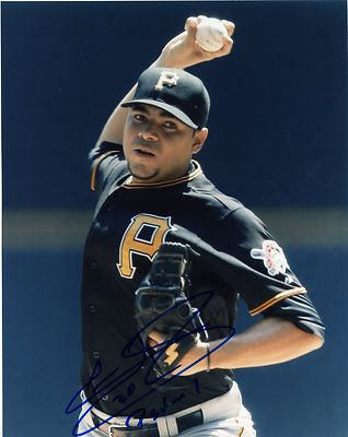 JEANMAR GOMEZ ACTION PITTSBURGH PIRATES SIGNED AUTOGRAPHED 8X10 PHOTO