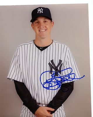 JOSH SPENCE NEW YORK YANKEES SIGNED AUTOGRAPHED 8X10 PHOTO