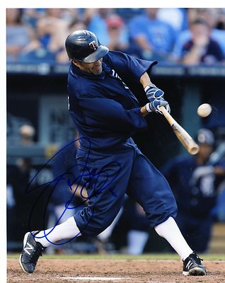JAMEY CARROLL MINNESOTA TIWNS SIGNED AUTOGRAPHED 8X10 ALTERNATE UNIFORM
