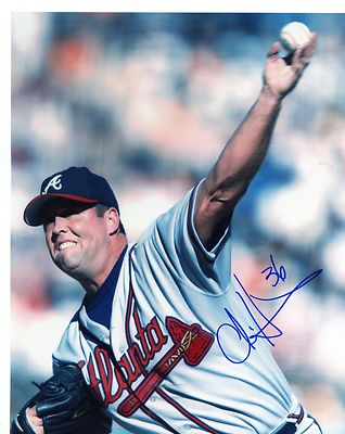 CHRIS HAMMOND ATLANTA BRAVES SIGNED AUTOGRAPHED 8X10 PHOTO
