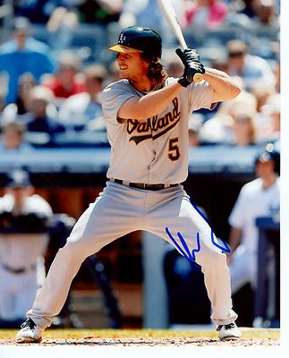 JOHN JASO #5 OAKLAND A'S SIGNED AUTOGRAPHED 8X10 PHOTO
