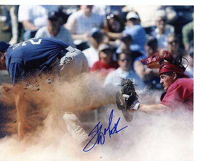 JEFF MATHIS ANAHEIM ANGELS SIGNED AUTOGRAPHED 8X10 PHOTO