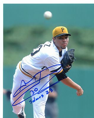 JEANMAR GOMEZ PITTSBURGH PIRATES SIGNED AUTOGRAPHED 8X10 PHOTO
