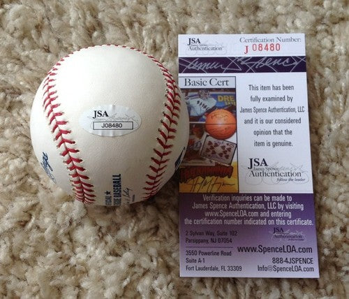 IVAN MURRELL ORIG COLT 45s DECEASED SIGNED AUTOGRAPHED BASEBALL JSA J08480