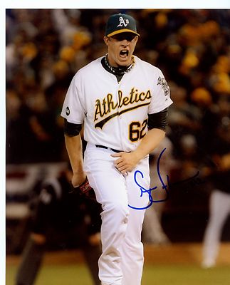 SEAN DOOLITTLE #62 OAKLAND A'S SIGNED AUTOGRAPHED 8X10 PHOTO