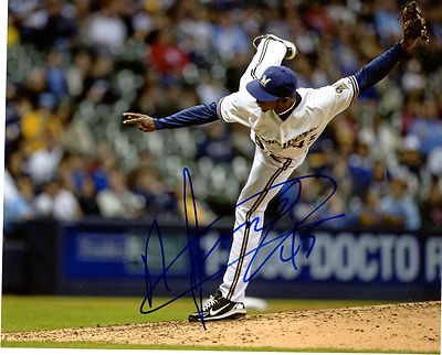 ALFREDO FIGARO MILWAUKEE BREWERS SIGNED AUTOGRAPHED 8X10 PHOTO