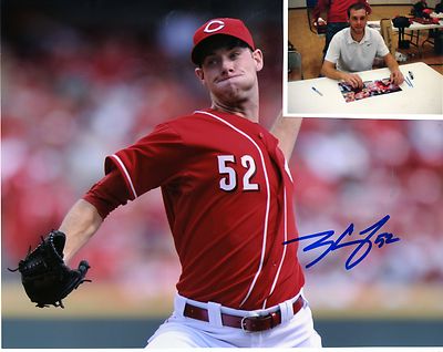 TONY CINGRANI W/ PROOF PICTURE HORIZONTAL CINCINNATI REDS SIGNED 8X10