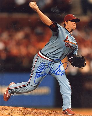 MITCHELL BOGGS ST. LOUIS CARDINALS SIGNED 8X10 PHOTO