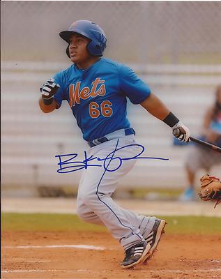 BRANDEN KAUPE NEW YORK METS SIGNED AUTOGRAPHED 8X10 PHOTO W/COA