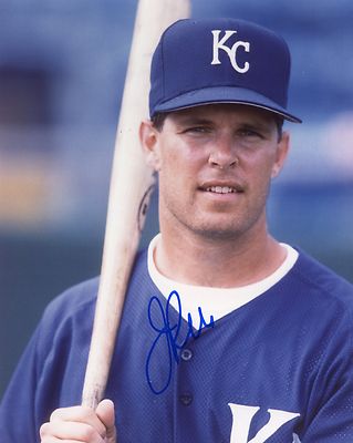 JAY BELL KANSAS CITY ROYALS SIGNED 8X10 PHOTO