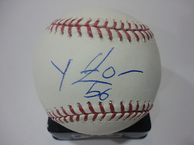 YONATA ORTEGA TEXAS RANGERS SIGNED AUTOGRAPHED M.L. BASEBALL W/COA