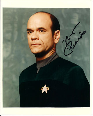 ROBERT PICARDO "THE DOCTOR" STAR TREK AUTOGRAPHED SIGNED 8X10 PHOTO W/COA