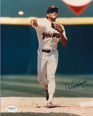 ROBERTO ALOMAR SAN DIEGO PADRES AUTOGRAPHED SIGNED 8X10 PHOTO W/JSA STAMP