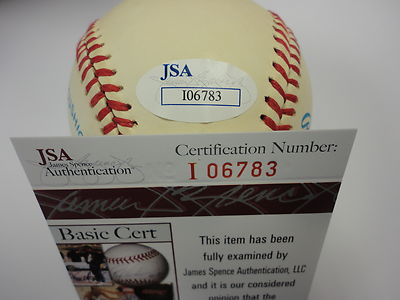 EARLY WYNN WHITE SOX/INDIANS JSA COA SIGNED AUTOGRAPH A.L. BASEBALL RARE