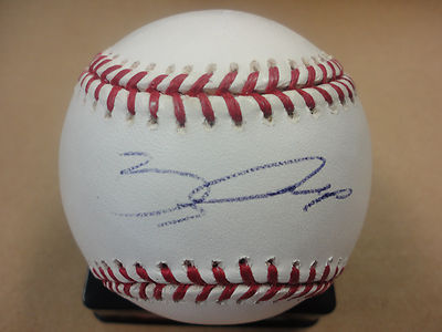 BOBBY CROSBY OAKLAND A'S SIGNED AUTOGRAPHED M.L. BASEBALL W/COA