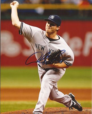 ADAM WARREN NEW YORK YANKEES SIGNED AUTOGRAPHED 8X10 PHOTO W/COA