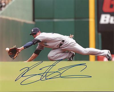 BRENT LILLIBRIDGE NEW YORK YANKEES SIGNED AUTOGRAPH HORIZONTAL 8X10 PHOTO W/COA