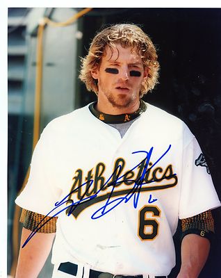 TRAVIS BUCK OAKLAND A'S SIGNED AUTOGRAPHED 8X10 PHOTO