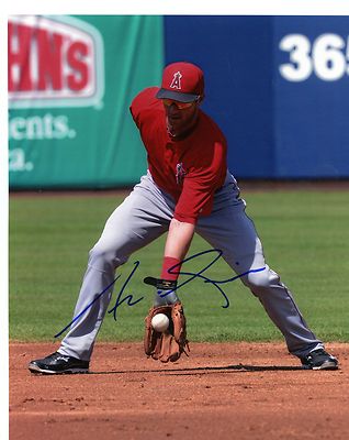 ANDREW ROMINE ANAHEIM ANGELS SIGNED AUTOGRAPHED 8X10 PHOTO