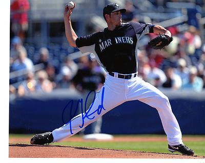 JON GARLAND SEATTLE MARINERS SIGNED AUTOGRAPHED 8X10 PHOTO