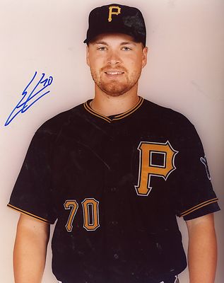ERIK CORDIER PITTSBURGH PIRATES SIGNED AUTOGRAPHED 8X10 PHOTO