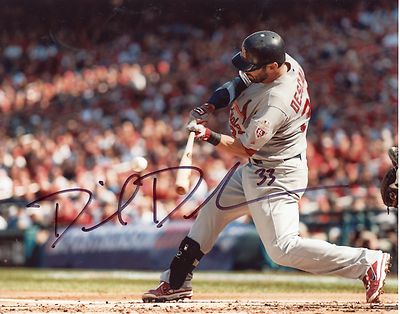 DANIEL DESCALSO ST. LOUIS CARDINALS SIGNED AUTOGRAPHED 8X10 PHOTO