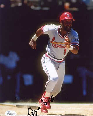 OZZIE SMITH ST. LOUIS CARDINALS SIGNED AUTOGRAPHED 8X10 PHOTO JSA I04770