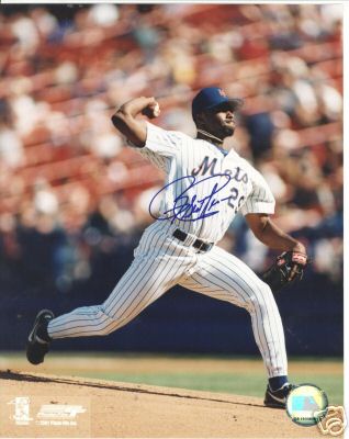 ROBERT PERSON NEW YORK METS SIGNED 8X10 PHOTO W/COA