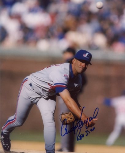 ANTHONY TELFORD MONTREAL EXPOS SIGNED 8X10 PHOTO W/COA