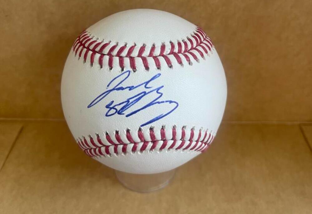 JACOB BERRY MARLINS SIGNED AUTO M.L. BASEBALL BECKETT AUTH