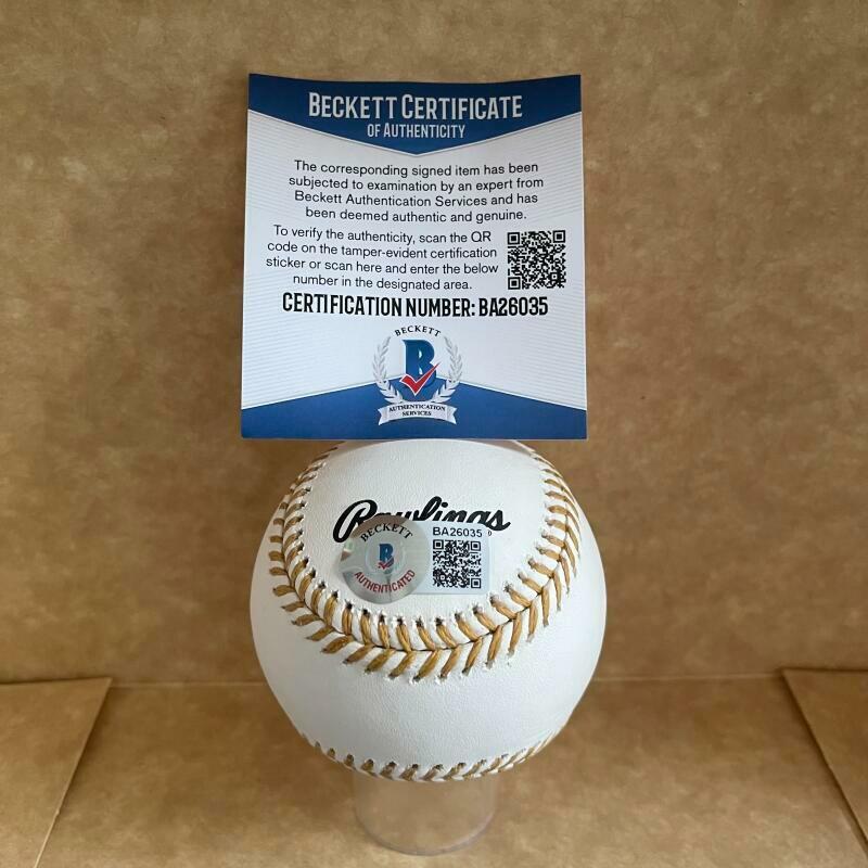 LUIS CASTILLO FLORIDA MARLINS SIGNED AUTOGRAPHED GOLD GLOVE BASEBALL BAS BA26035