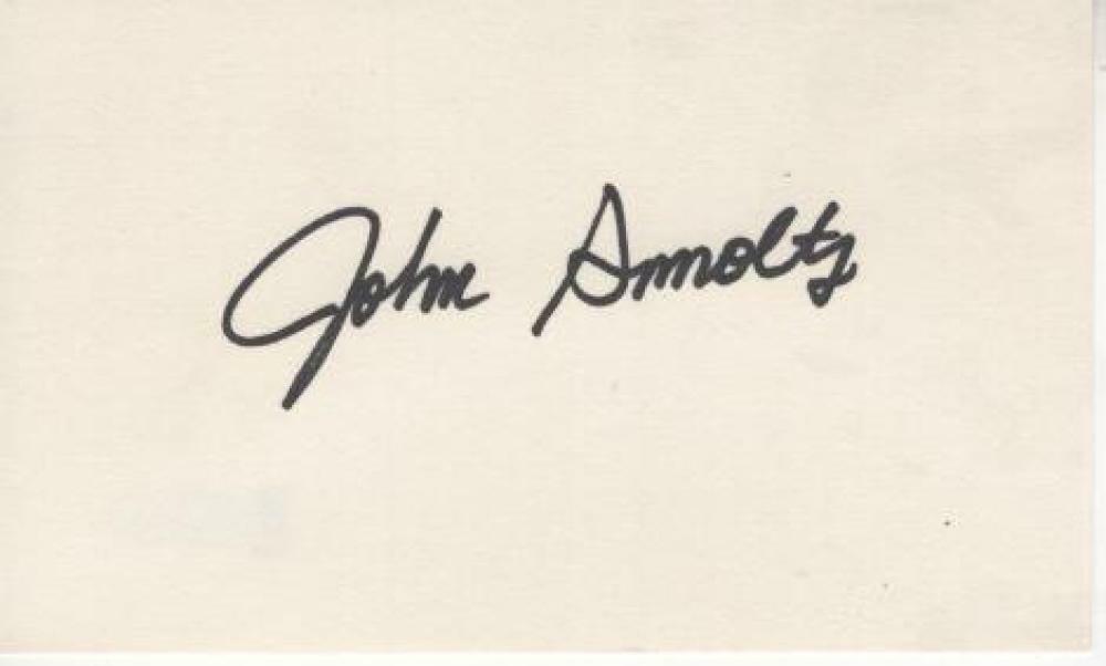 JOHN SMOLTZ ROOKIE SIGNATURE BRAVES SIGNED 3X5 INDEX CARD BECKETT G62194