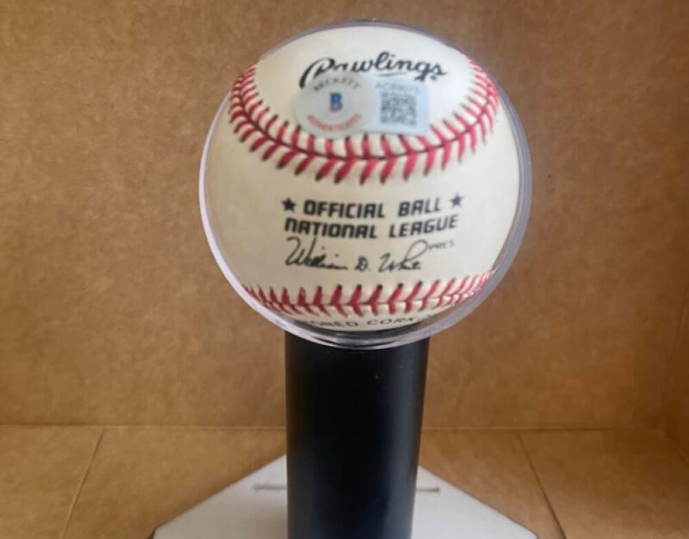 SANDY KOUFAX SIGNED RARE MINT SIGNED AUTOGRAPHED N.L. BASEBALL BAS LOA