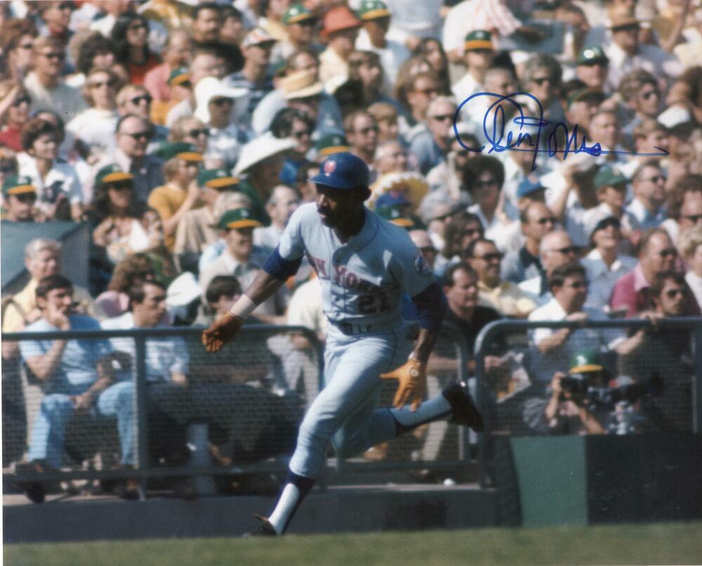 CLEON JONES NEW YORK METS SIGNED AUTOGRAPHED 8X10 PHOTO W/ COA