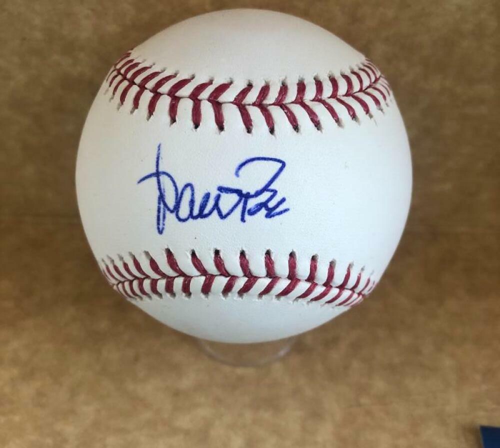AARON BOONE NEW YORK YANKEES SIGNED AUTOGRAPHED M.L. BASBALL BECKETT Y12945