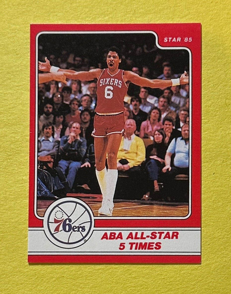 1984-85 JULIUS ERVING ABA ALL-STAR 5 TIMES #5 76ERS HOF