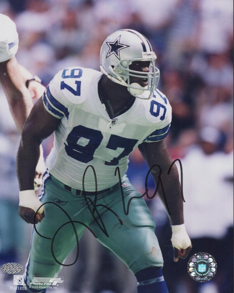 LA'ROI GLOVER COWBOYS SIGNED AUTOGRAPHED 8X10 PHOTO W/ COA